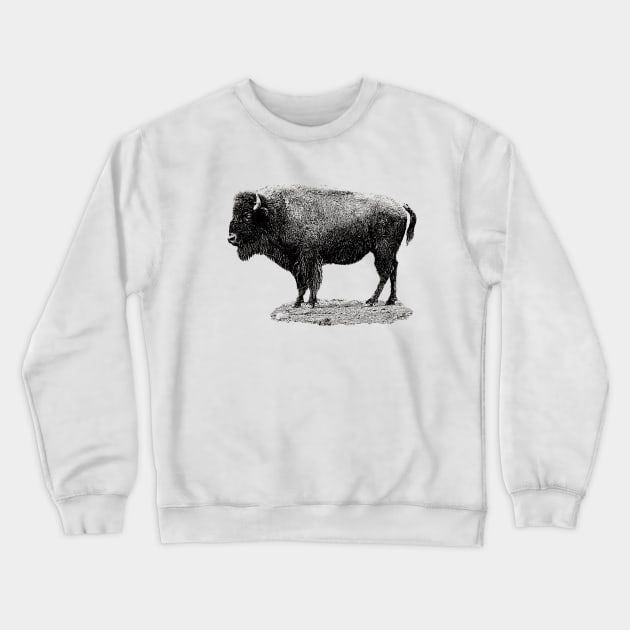 European bison Crewneck Sweatshirt by Guardi